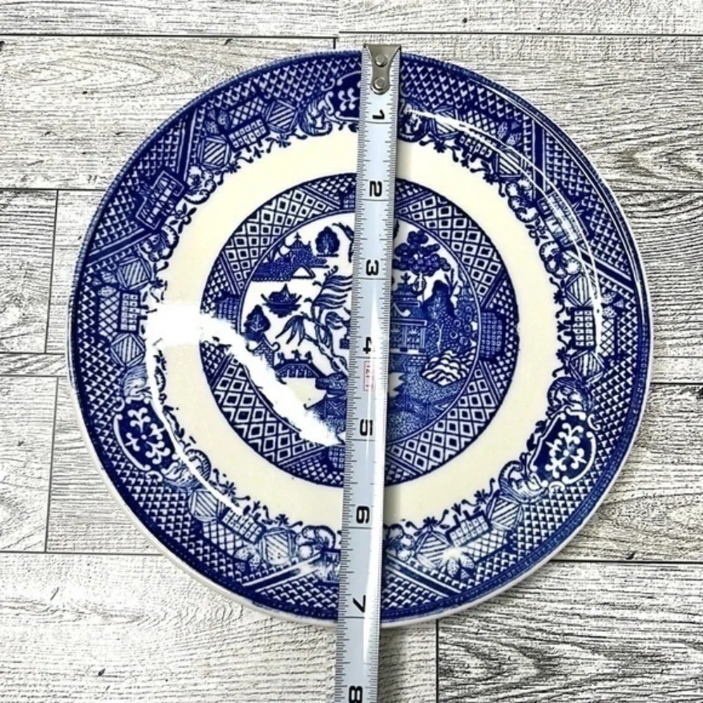 Vintage Blue Willow 7” Plate Set of 3